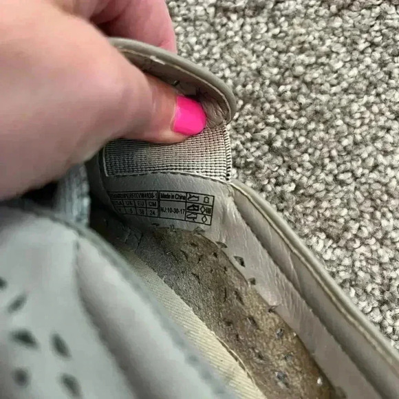 Vionic Splendid Midi Perf Slip-on Sneakers Grey Size 7 - Picture 7 of 9